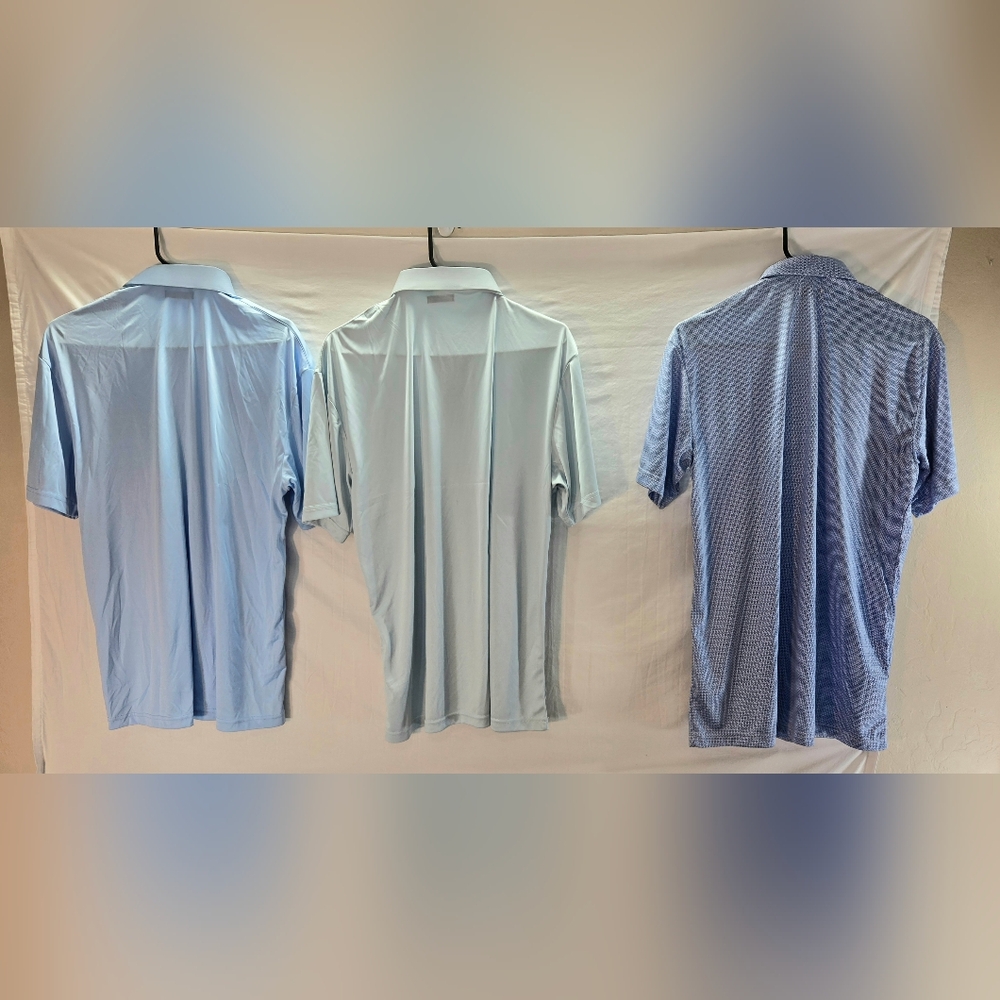 Lot of 3 Collars and Co Men's Size Large Polo Dress Shirts New with Tags & NWOT. - Picture 2 of 6